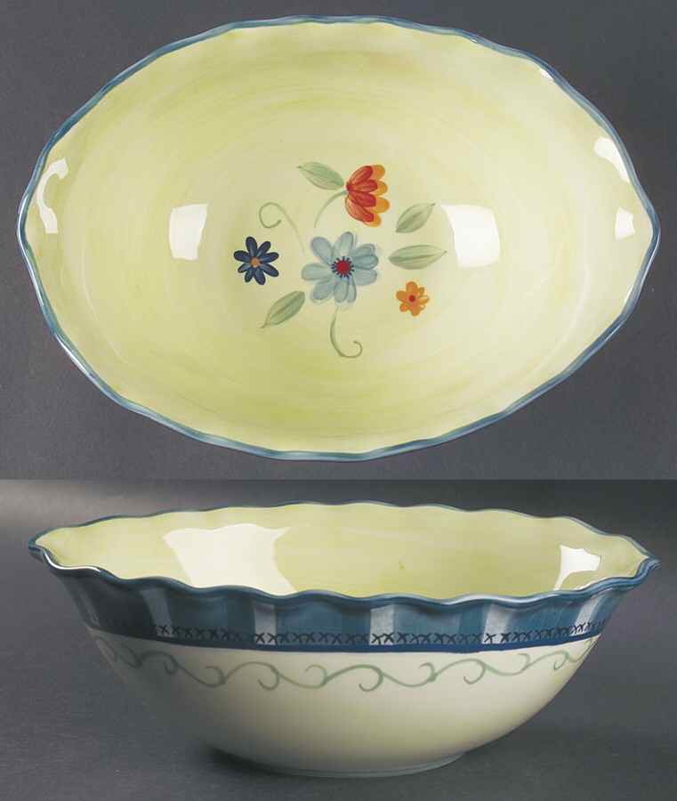Verona 11" Oval Vegetable Bowl by Pfaltzgraff-1