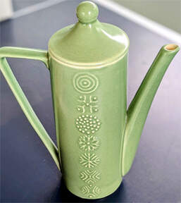 Totem Celadon Coffee Pot & Lid by Portmeirion-1