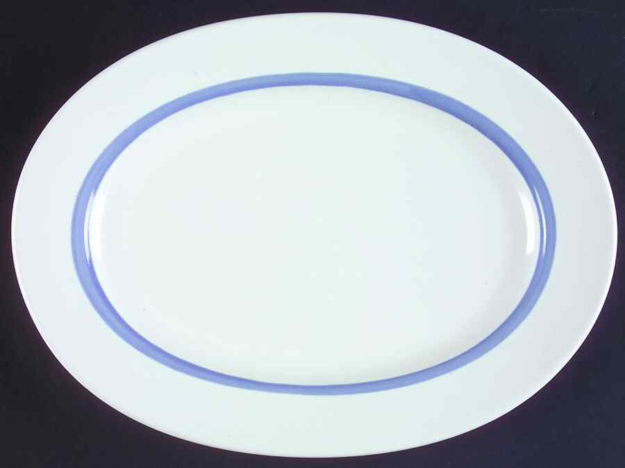 PFA66 (NO TRIM) 12" Oval Serving Platter by Pfaltzgraff-1