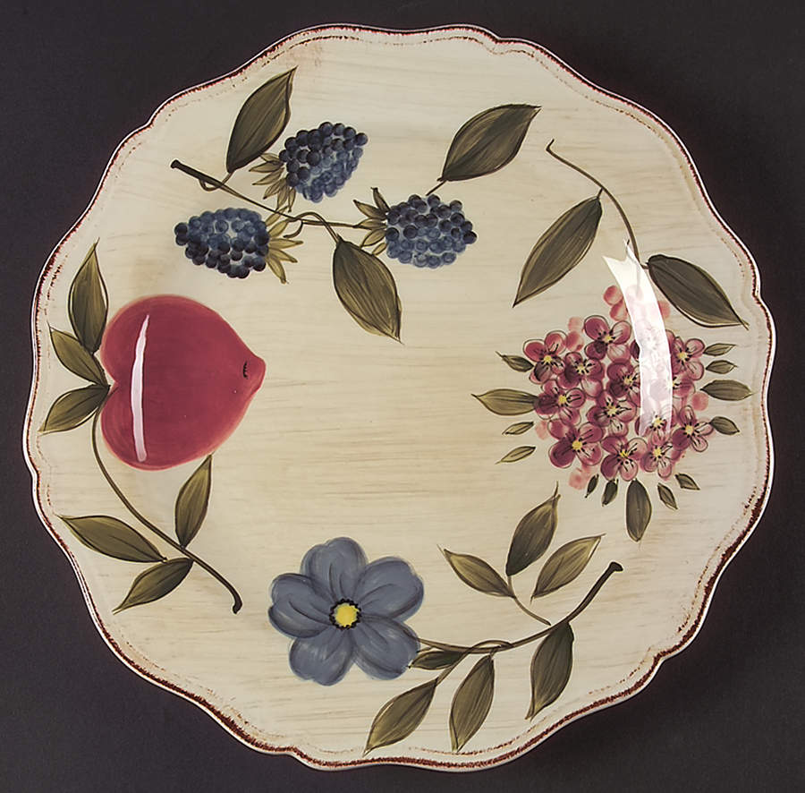 Antique Garden Dinner Plate by Pfaltzgraff-1