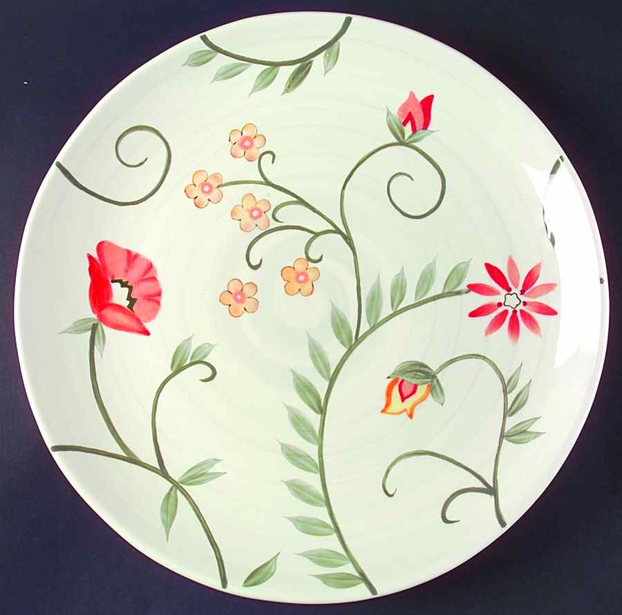 Prairie Bloom 14" Chop Plate (Round Platter) by Pfaltzgraff-1