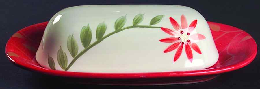 Prairie Bloom 1/4 Lb Covered Butter by Pfaltzgraff-1