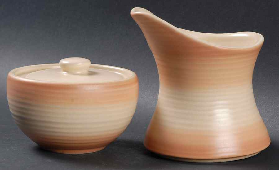 Sand Vista Stacking Creamer & Sugar Bowl with Lid Set by Pfaltzgraff-1