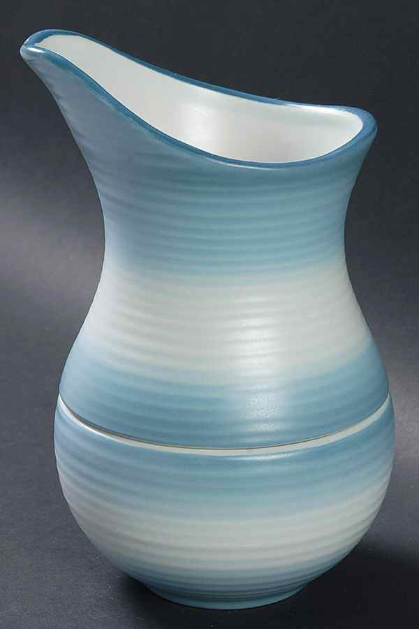 Sea Vista Stacking Creamer & Sugar Bowl with Lid Set by Pfaltzgraff-1