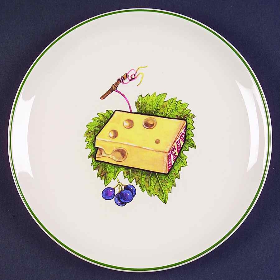 Cheese Course Salad/Dessert Plate by Prinknash-1