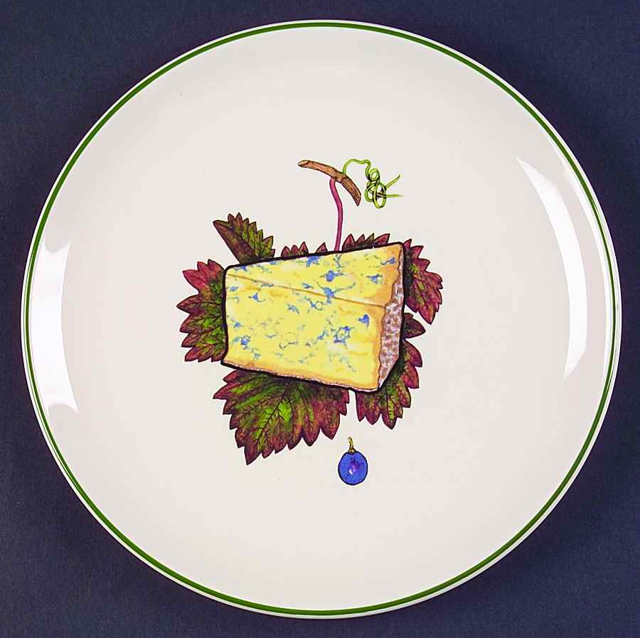 Cheese Course Salad/Dessert Plate by Prinknash-1