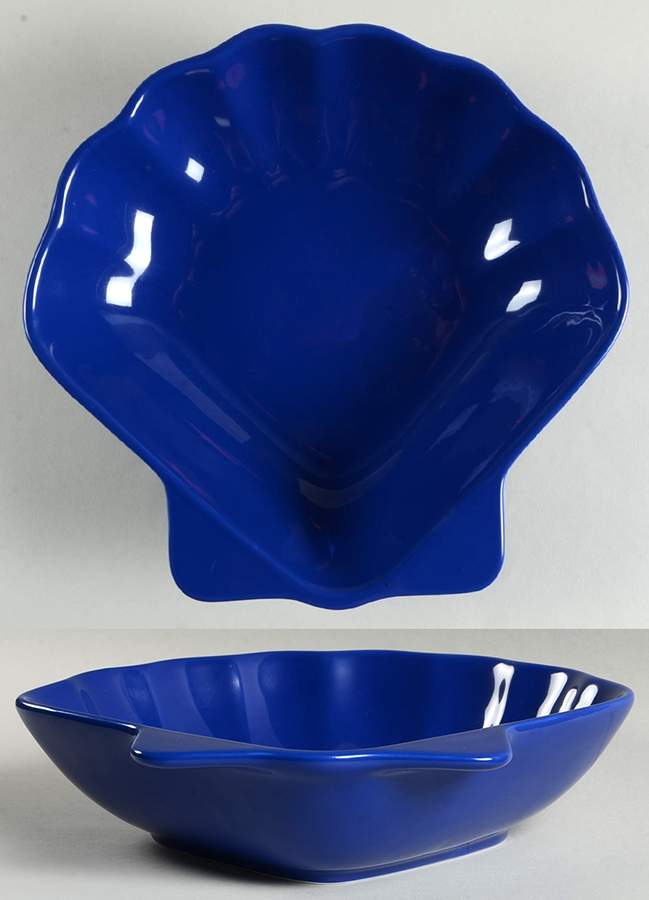 Solid Color Brights Large Shell Shaped Dish by Pfaltzgraff-1