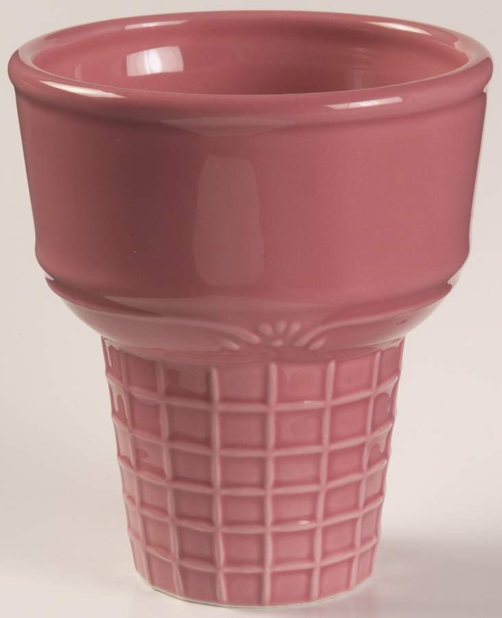 Solid Color Brights Dish-Ice Cream Cone Shaped by Pfaltzgraff-1