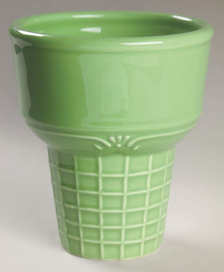 Solid Color Brights Dish-Ice Cream Cone Shaped by Pfaltzgraff-1
