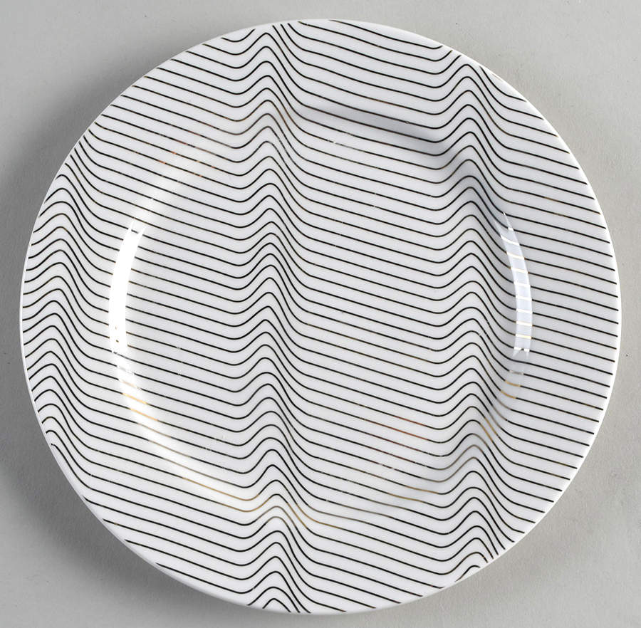 Opulent Metallic Salad Plate by Pier 1-1