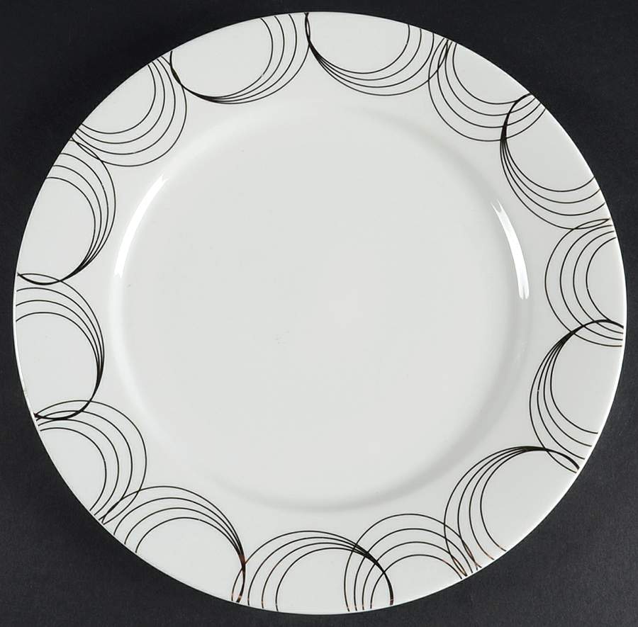 Opulent Metallic Dinner Plate by Pier 1-1