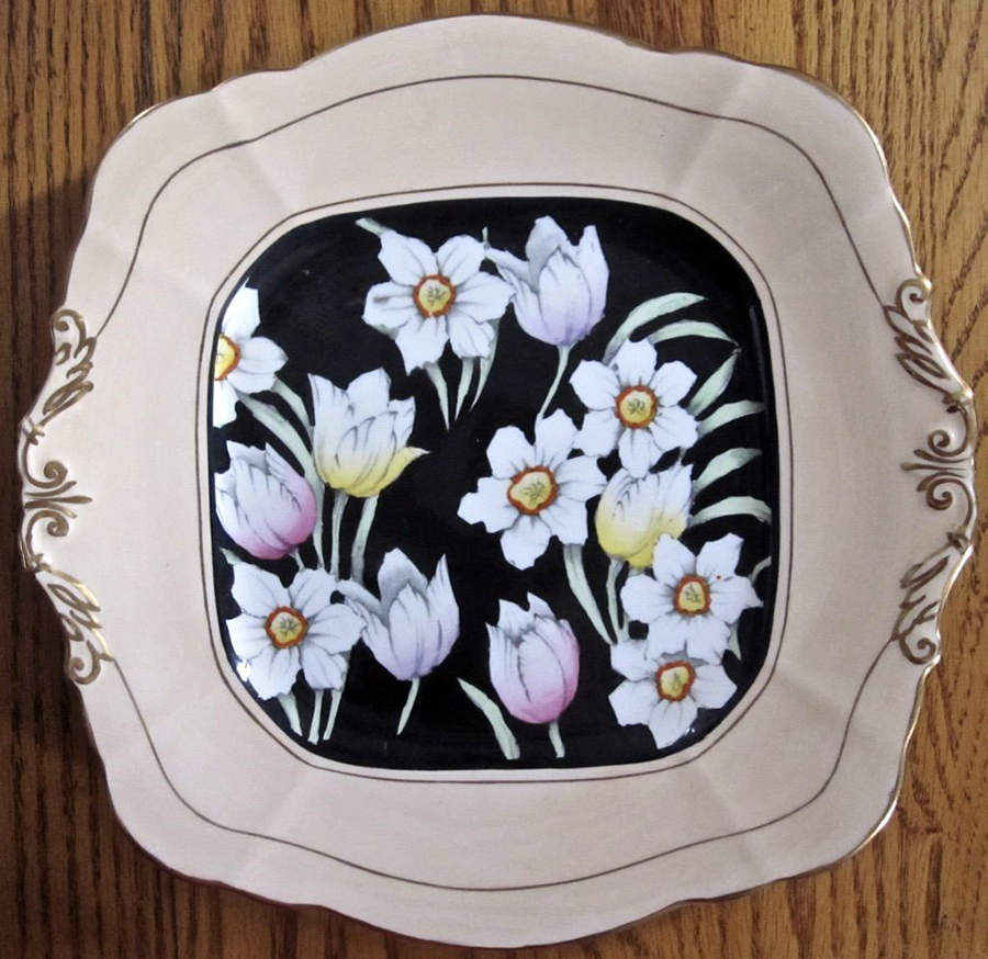 A657 Square Handled Cake Plate by Paragon-1