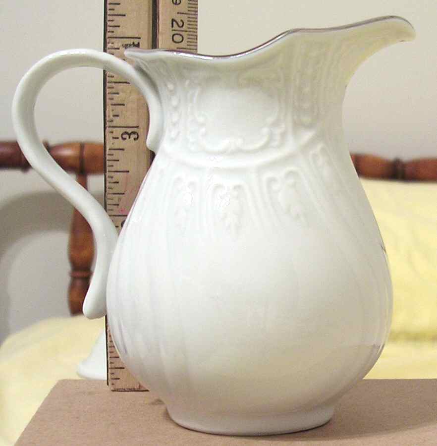 Rose (Platinum Trim) Creamer by Pirkenhammer-1