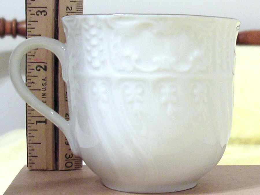 Rose (Platinum Trim) Flat Cup by Pirkenhammer-1