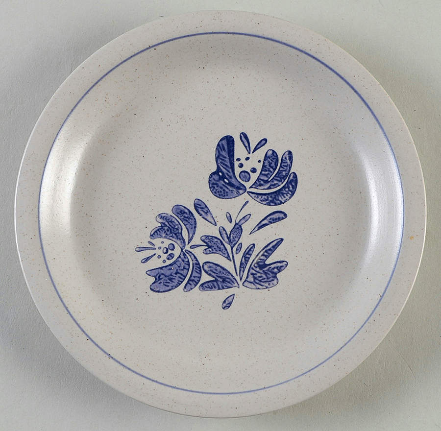 Yorktowne Salad Plate with 200th Anniversay Backstamp by Pfaltzgraff-1