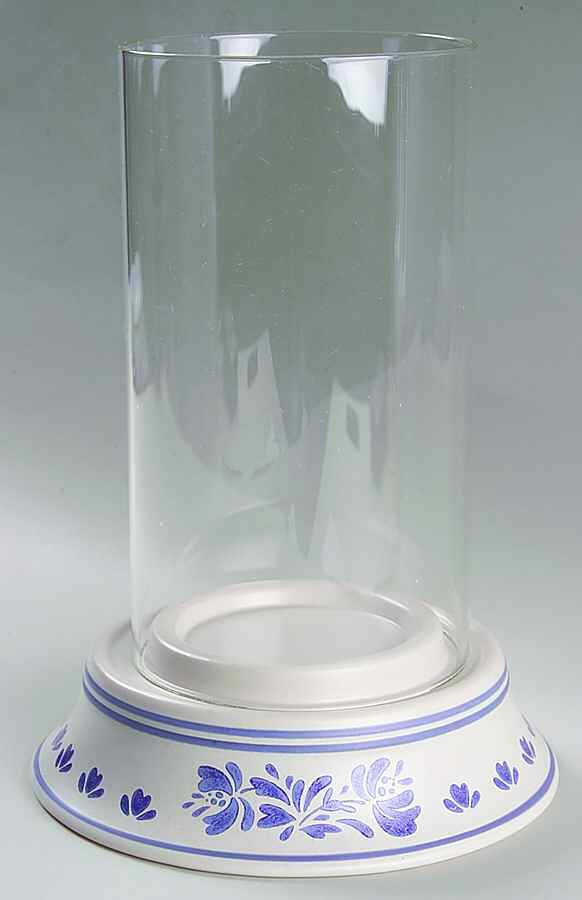Yorktowne Hurricane Lamp/Centerpiece & Globe by Pfaltzgraff-1