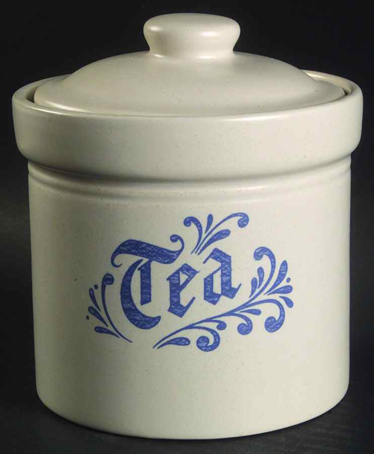 Yorktowne Tea Canister & Lid by Pfaltzgraff-1