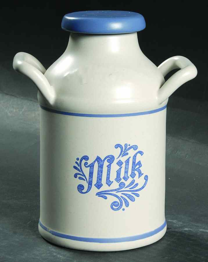 Yorktowne Canister/Milk Pail & Lid by Pfaltzgraff-1