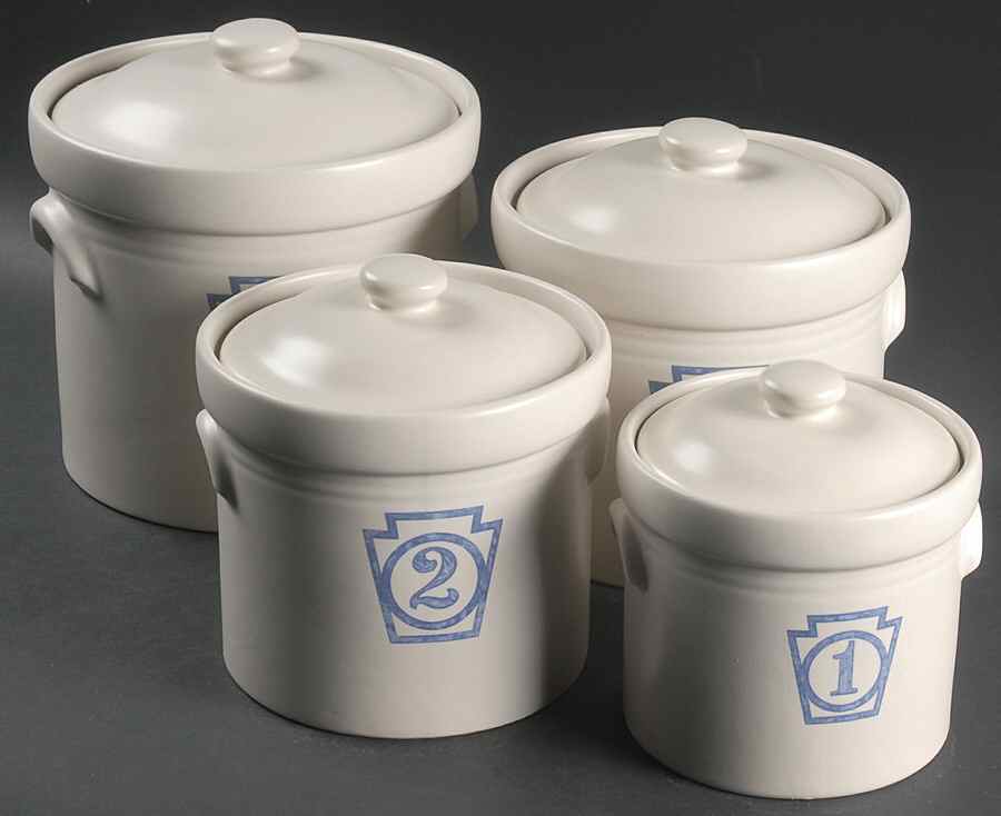 Yorktowne (4 Piece) Canister Set (Box Set) by Pfaltzgraff-1