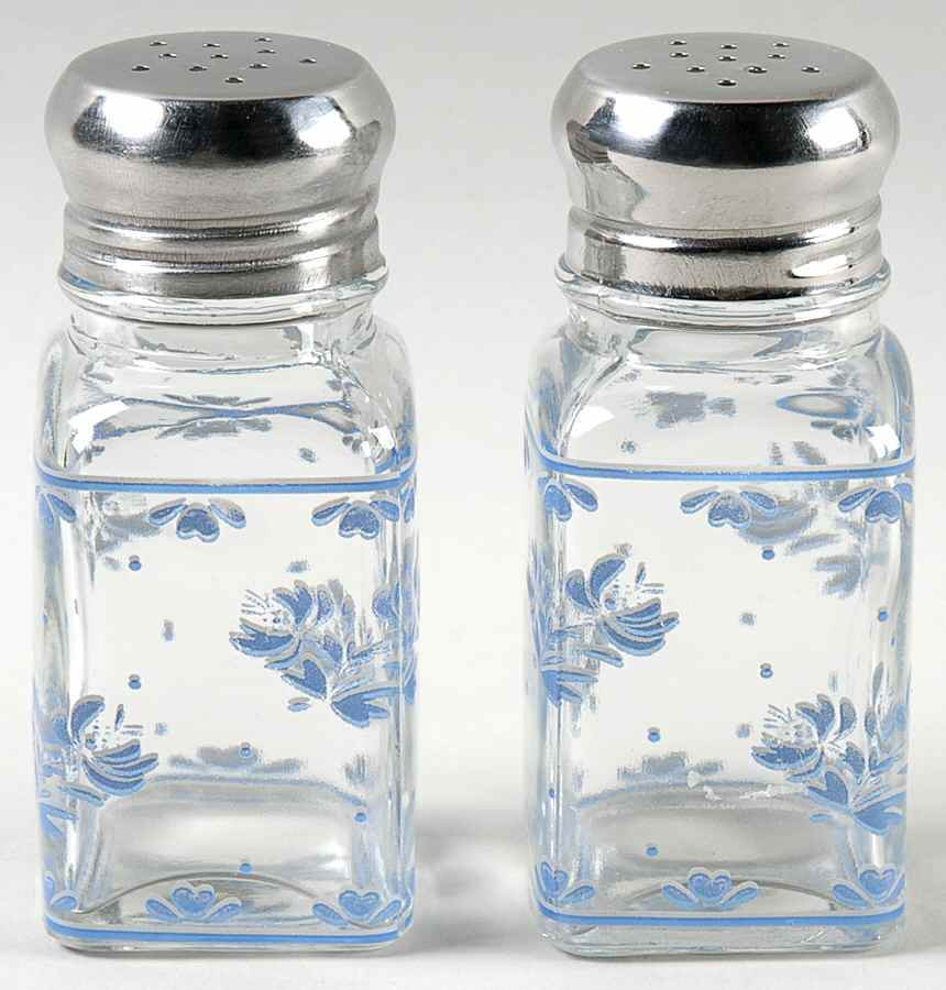 Yorktowne Glassware Salt and Pepper Set by Pfaltzgraff-1