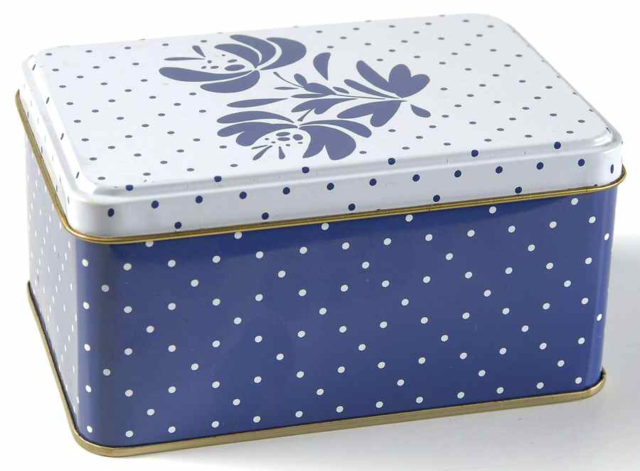 Yorktowne Small Rectangular Storage Tin by Pfaltzgraff-1