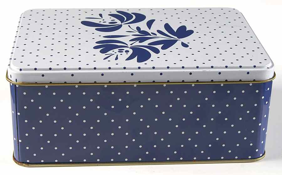 Yorktowne Medium Rectangular Storage Tin by Pfaltzgraff-1