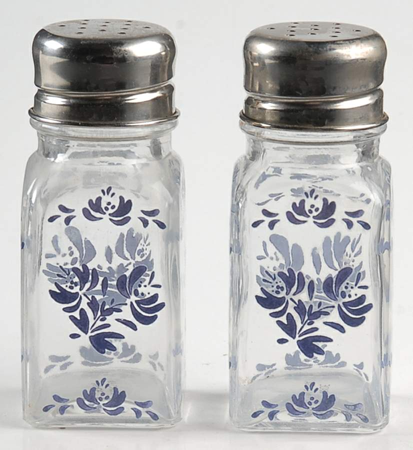 Yorktowne Glassware Salt and Pepper Set by Pfaltzgraff-1