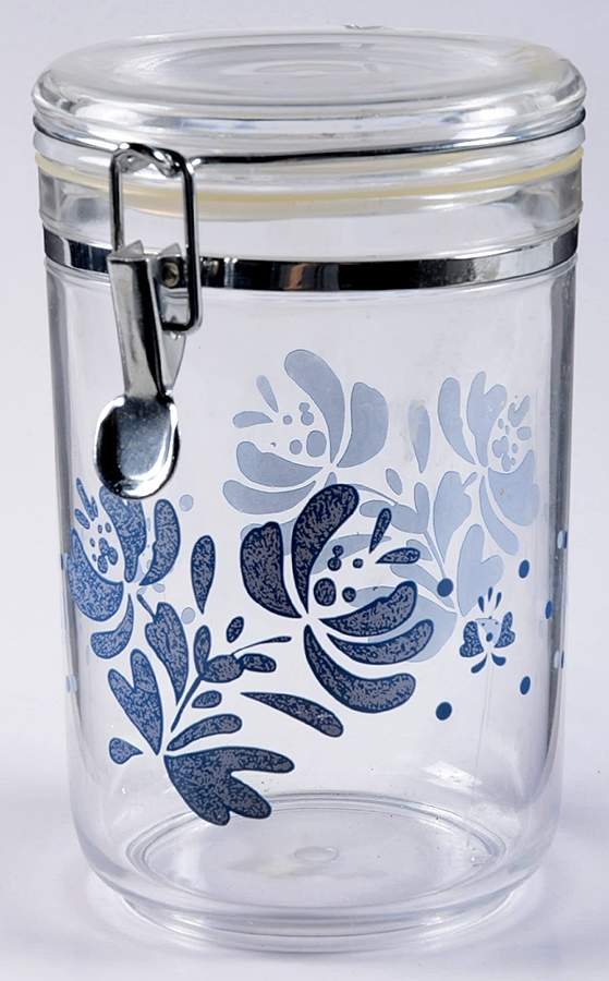 Yorktowne Medium Acrylic Storage Jar with Hinged Lid by Pfaltzgraff-1