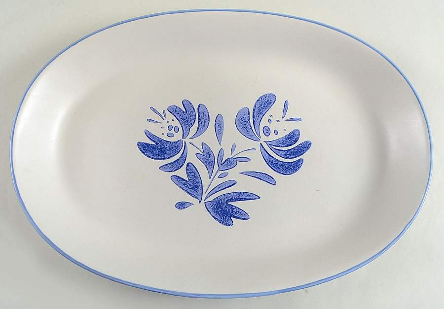 Yorktowne 13" Oval Serving Platter by Pfaltzgraff-1