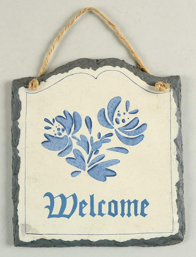 Yorktowne "Welcome" Wall Plaque by Pfaltzgraff-1