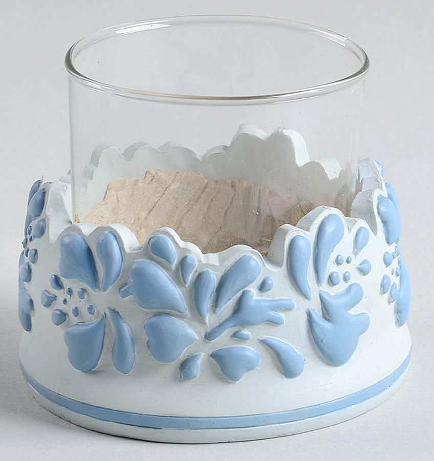 Yorktowne Candle Votive with Cup and Candle by Pfaltzgraff-1