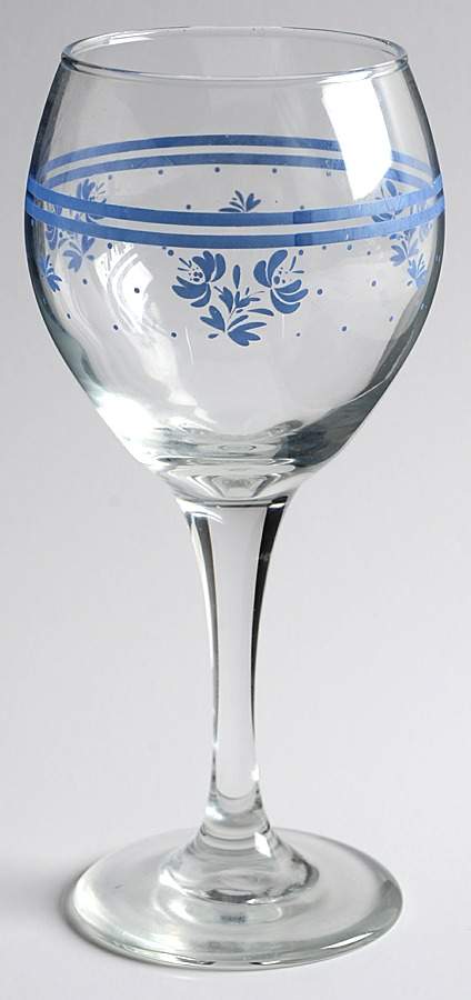 Yorktowne Glassware Wine Goblet by Pfaltzgraff-1