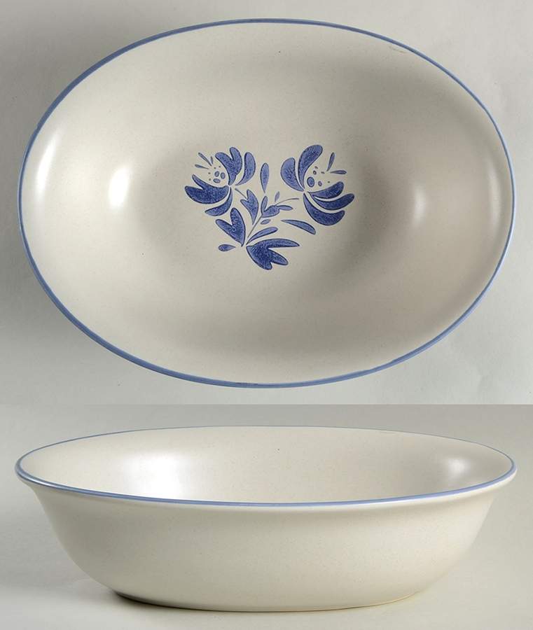Yorktowne 10" Oval Vegetable Bowl by Pfaltzgraff-1