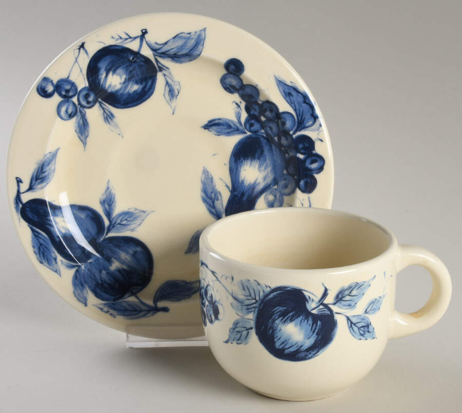 Melinda Flat Cup & Saucer Set by Pier 1-1
