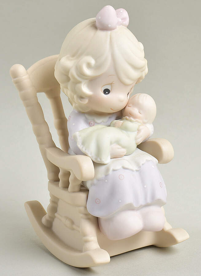 Love Never Leaves a Mothers Arms Ship-Love Never Leaves A Mother's Arms - Ship Trademark, No Box by Precious Moments-1