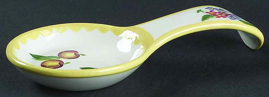 Fruit Cocktail Spoon Rest/Holder (Holds 1 Spoon) by Park Designs-1