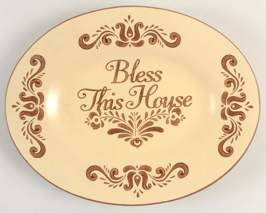 Village (Made in China) 10" Oval Serving Platter by Pfaltzgraff-1