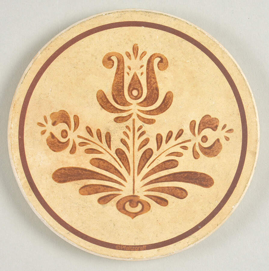 Village (Made in China) Round (Thirsty) Stone Coaster by Pfaltzgraff-1
