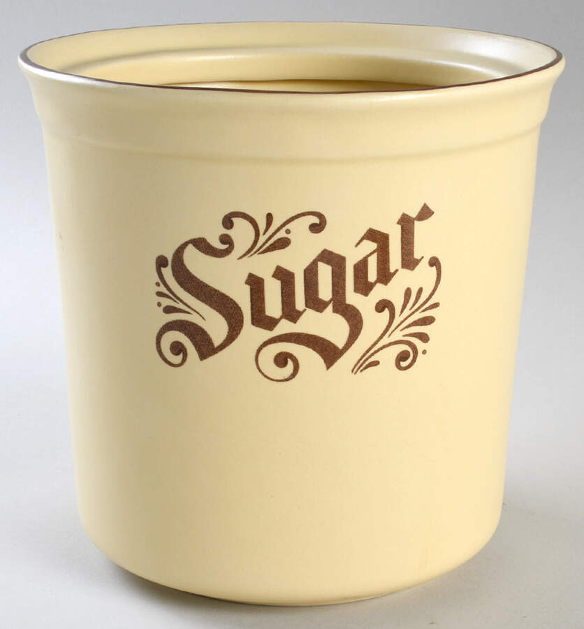 Village (Made in China) Sugar Canister No Lid by Pfaltzgraff-1