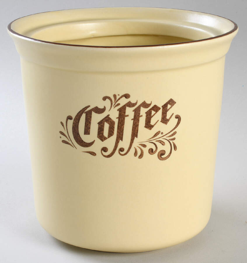 Village (Made in China) Coffee Canister No Lid by Pfaltzgraff-1
