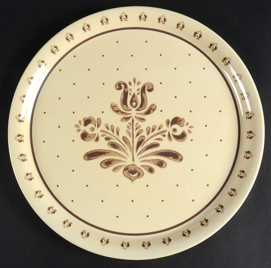 Village (Made in China) 14" Round Melamine Tray by Pfaltzgraff-1