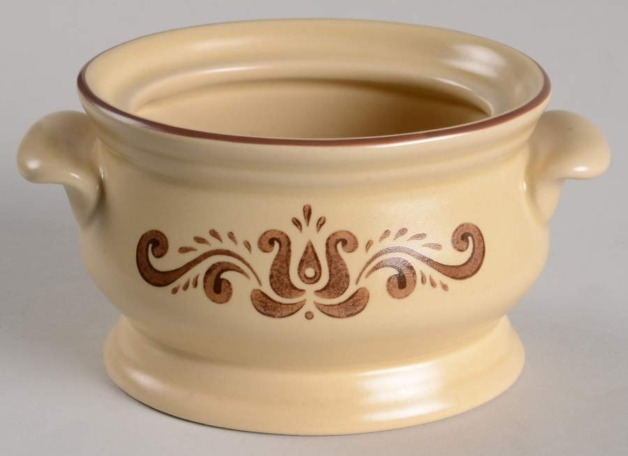 Village (Made in China) Sugar Bowl No Lid by Pfaltzgraff-1