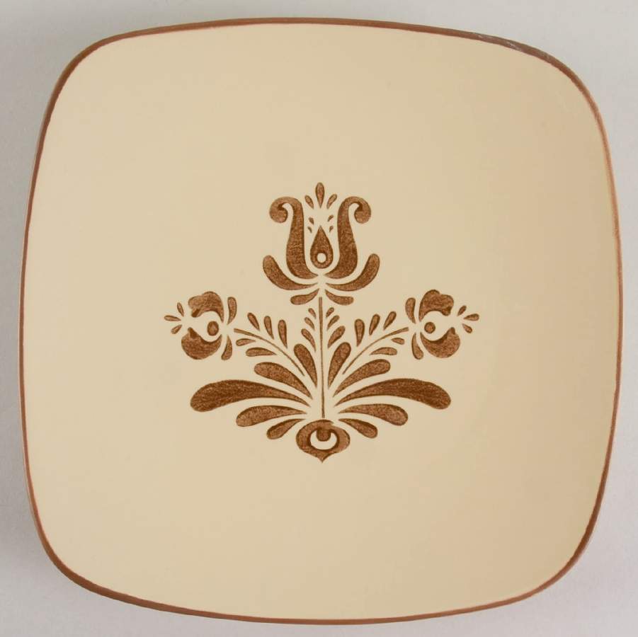 Village (Made in China) Square Dinner Plate by Pfaltzgraff-1