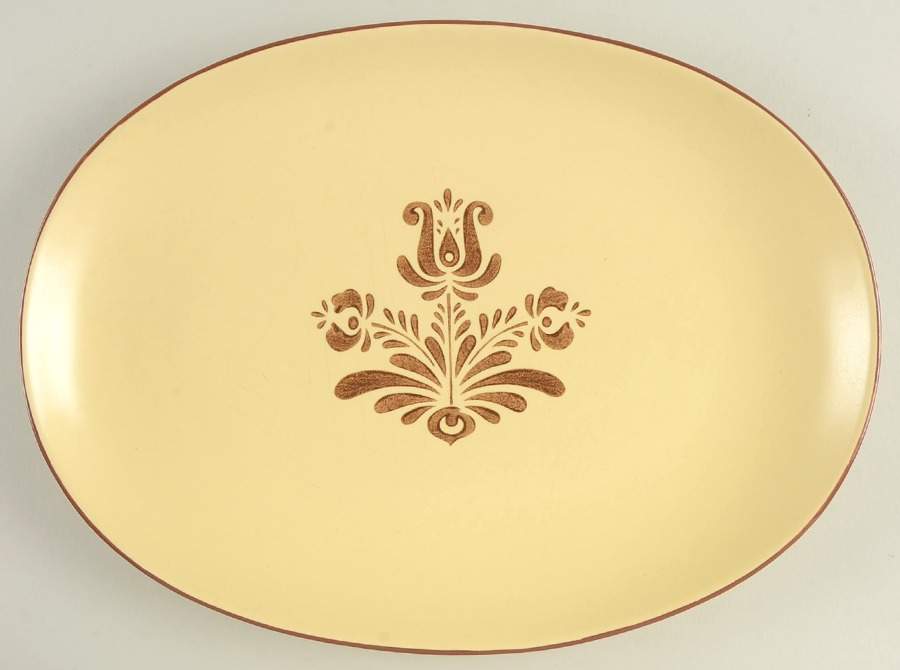 Village (Made in China) 12" Oval Serving Platter by Pfaltzgraff-1