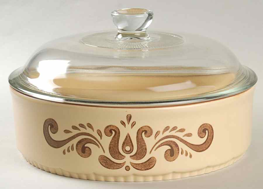 Village (Made in China) 1.5 Quart Round Covered Baker by Pfaltzgraff-1