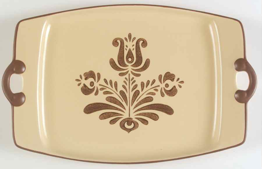 Village (Made in China) 14" Rectangular Serving Platter by Pfaltzgraff-1