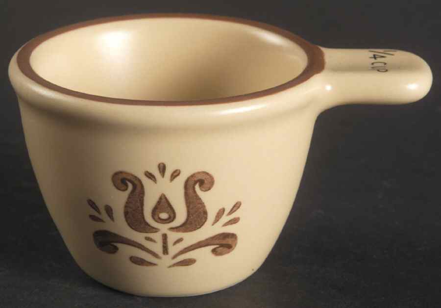 Village (Made in China) 1/4 Cup Measuring Cup by Pfaltzgraff-1
