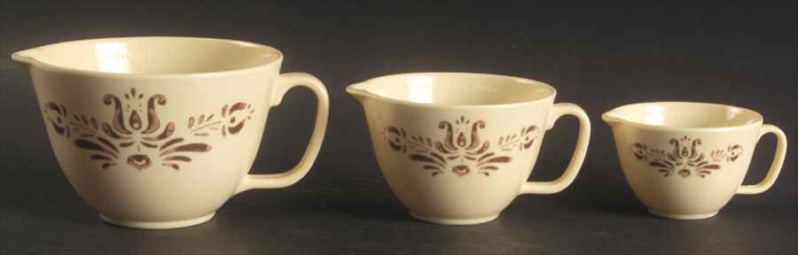 Village (Made in China) 3 Piece Melamine Measuring Cup Set by Pfaltzgraff-1