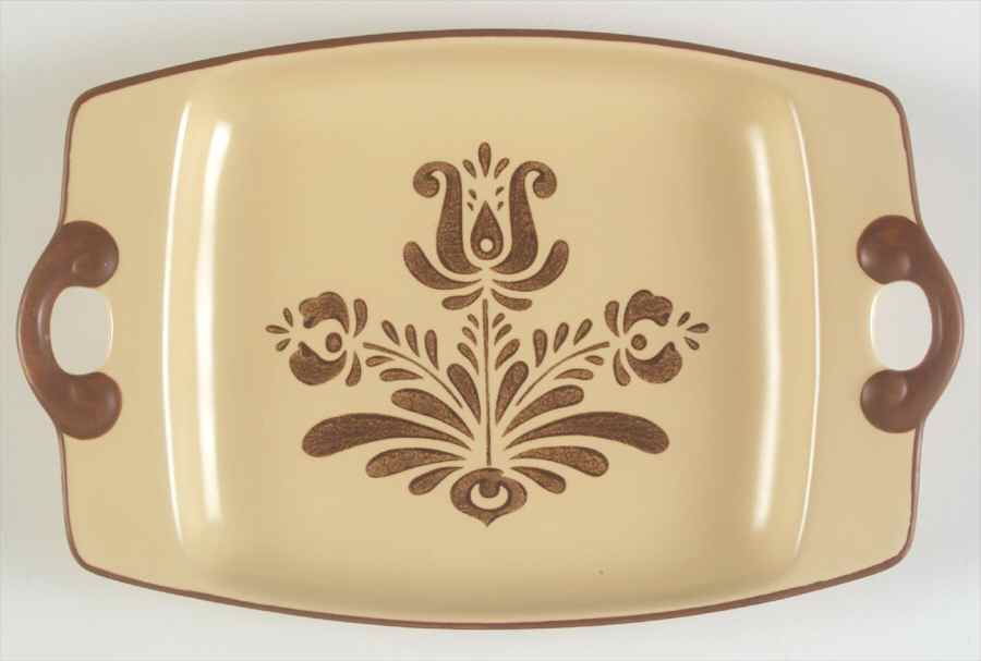 Village (Made in China) 12" Rectangular Serving Platter by Pfaltzgraff-1