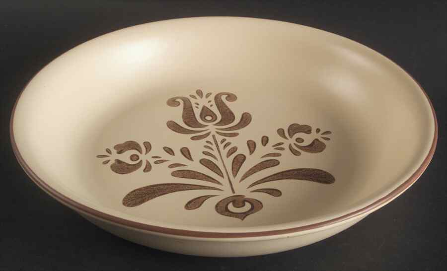 Village (Made in China) 10" Pie Baking Plate by Pfaltzgraff-1